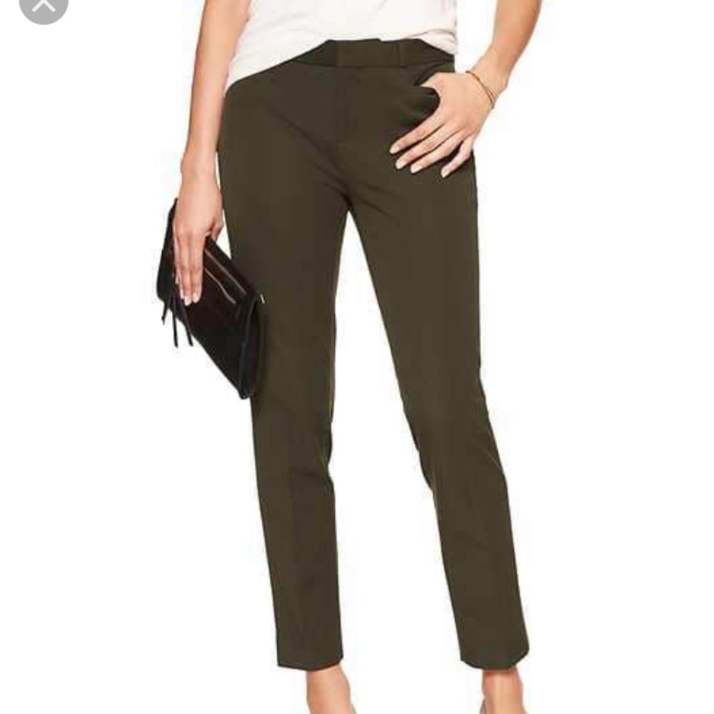 Banana Republic Sloane Mistletoe pants